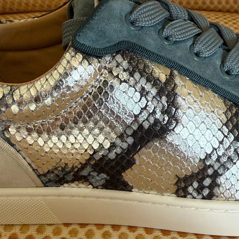 Christian Louboutin Leather Louis Junior Orlato Flat, Sizes 42‎